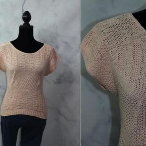 The Sweater Show Pink Pastel Cotton Sweater (S)